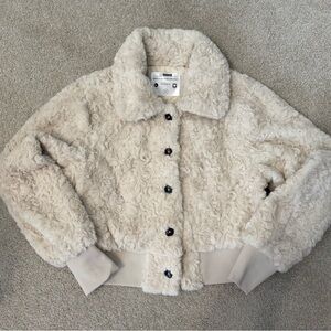 Atelier Sona Beige Teddy Jacket